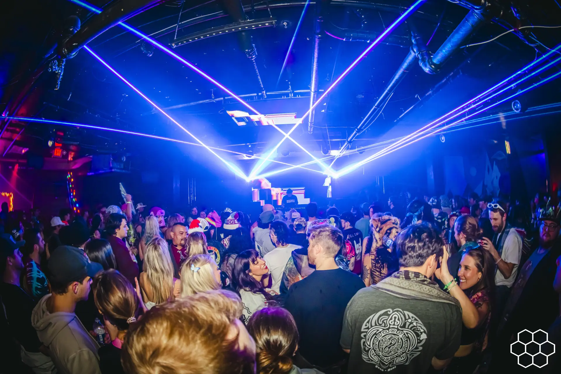 Crowd at a Sacred Hive show