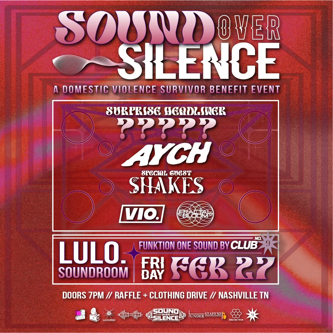 Flyer for Sound Over Silence