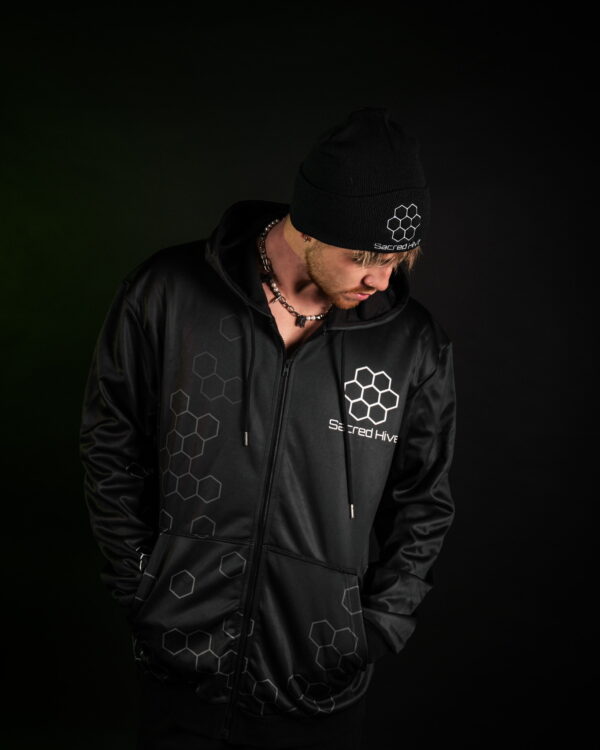 Sacred Hive Exclusive Honeycomb Zip Up Jacket